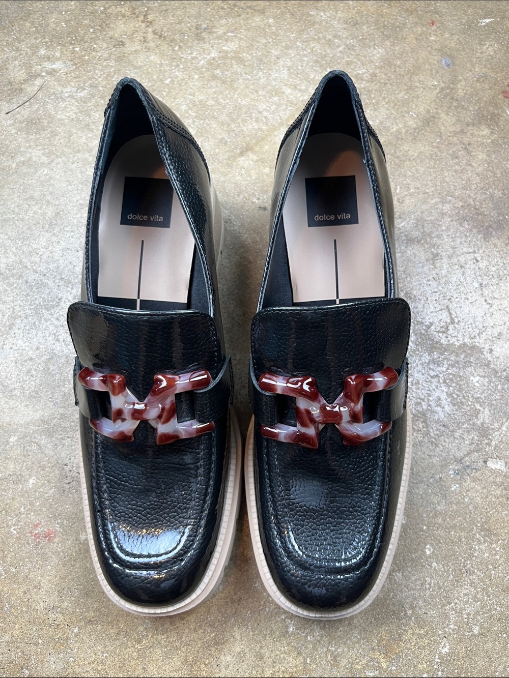 Dolce Vita Patent Leather Harold Loafers in Midnight NWOB
Size: 10